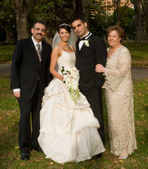 Dr Antonious in Melbourne, Australia at his niece Tessy's wedding